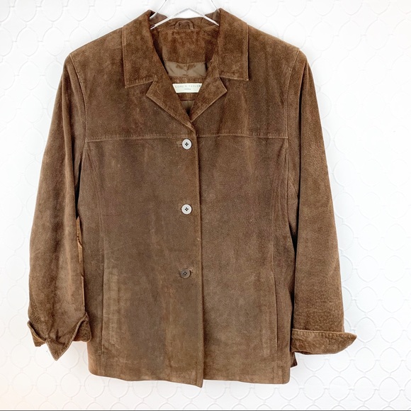 Lord & Taylor Jackets & Blazers - Lord & Taylor Vintage Suede Leather Blazer L